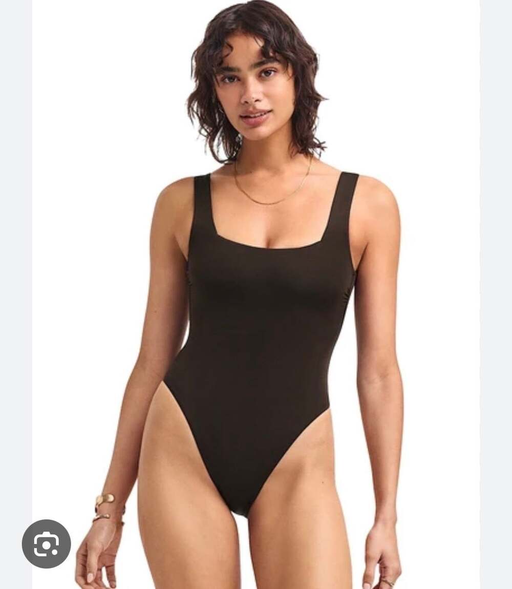 Vitamin A One-Piece Swimsuit in Cinnamon